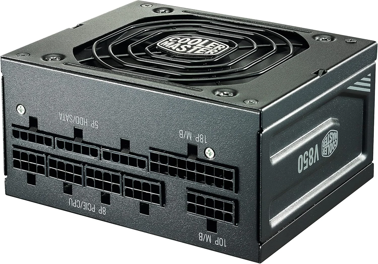 منبع تغذیه Cooler Master V850 SFX Gold با توان 850 وات و 24 پین ATX مشکی