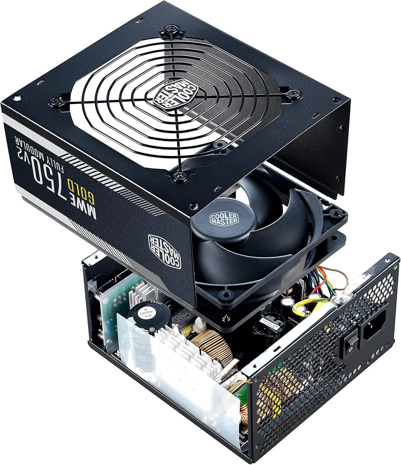 منبع تغذیه کولر مستر MWE Gold 750 - V2، توان 750 وات، 24 پین ATX، ATX، مشکی منبع تغذیه کولر مستر MWE Gold 750 - V2، توان 750 وات، 24 پین ATX، ATX، مشکی