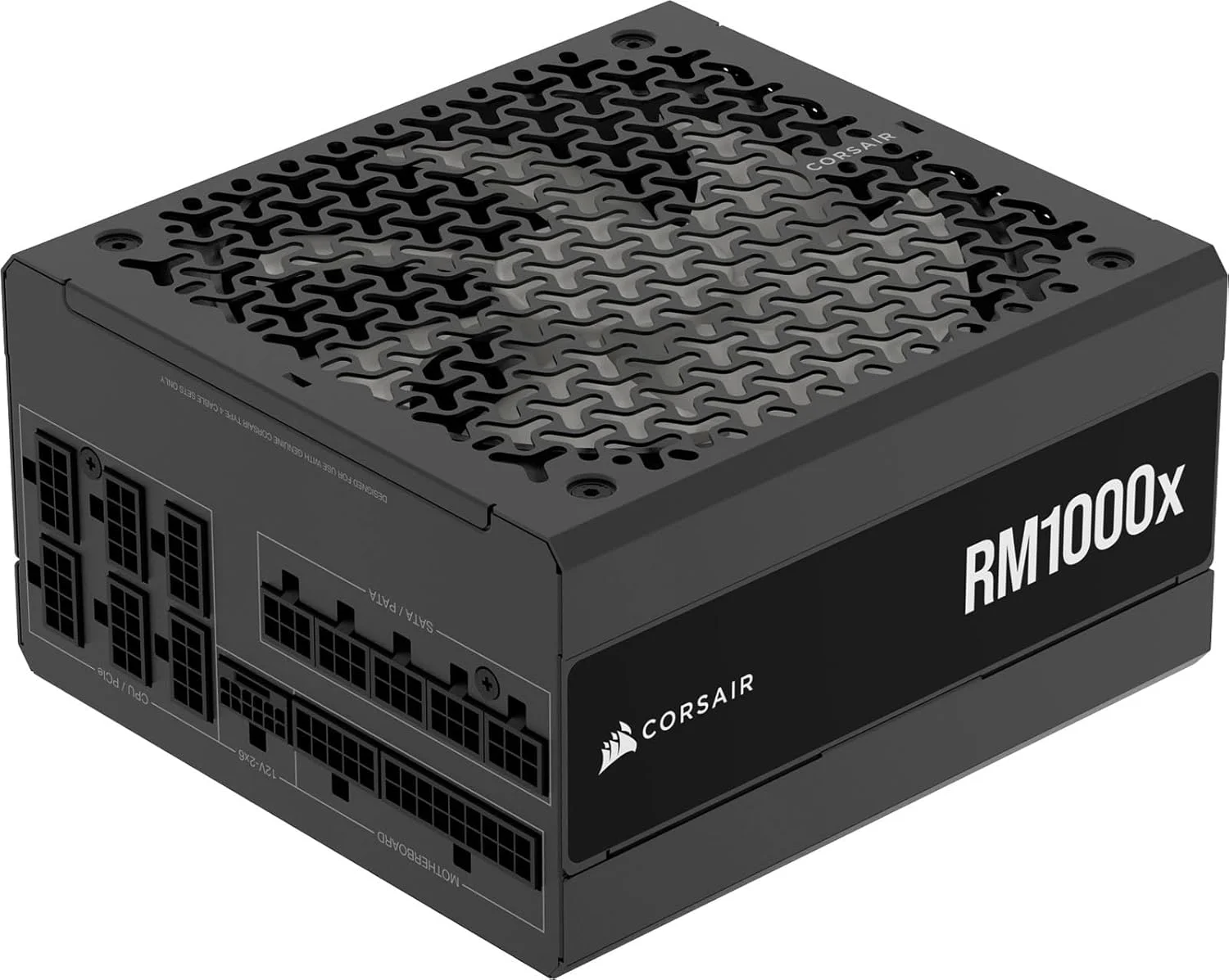 منبع تغذیه 1000 واتی کرسیر RM1000x کاملاً ماژولار، کم صدا، سازگار با ATX 3.1، پشتیبانی از PCIe 5.1، راندمان طلایی Cybenetics، کانکتور Native 12V-2x6 - مشکی منبع تغذیه 1000 واتی کرسیر RM1000x کاملاً ماژولار، کم صدا، سازگار با ATX 3.1، پشتیبانی از PCIe 5.1، راندمان طلایی Cybenetics، کانکتور Native 12V-2x6 - مشکی