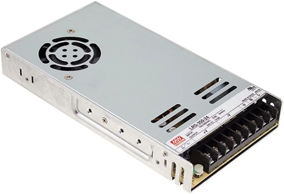 منبع تغذیه سوئیچینگ تک خروجی 350.4W 24V 14.6A مین ول MeanWell LRS-350-24