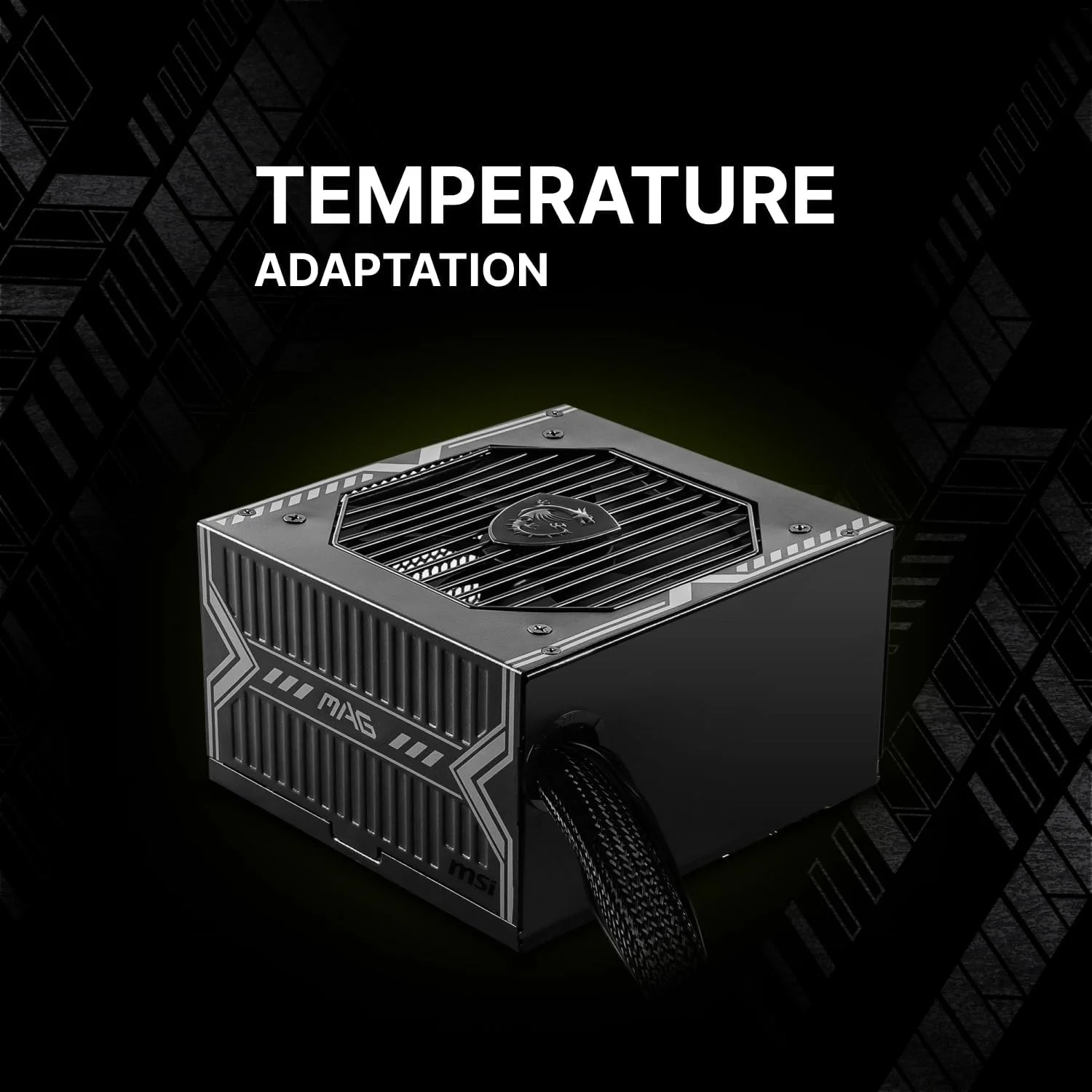 منبع تغذیه گیمینگ MSI MAG A750BN PCIE 5 - آماده برای PCIE 5.0 - دارای گواهینامه 80 Plus Bronze با توان 750 وات - سایز کامپکت - ATX PSU منبع تغذیه گیمینگ MSI MAG A750BN PCIE 5 - آماده برای PCIE 5.0 - دارای گواهینامه 80 Plus Bronze با توان 750 وات - سایز کامپکت - ATX PSU