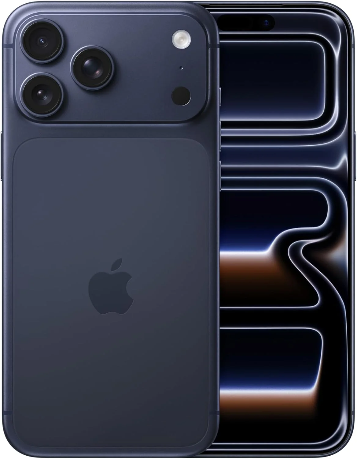 اپل آیفون 17 پرو مکس 512 گیگابایت: نمایشگر 6.9 اینچی با ProMotion، تراشه A19 Pro، بهترین عمر باتری در بین تمام آیفون ها، سیستم دوربین Pro Fusion، دوربین جلوی Center Stage; آبی تیره
