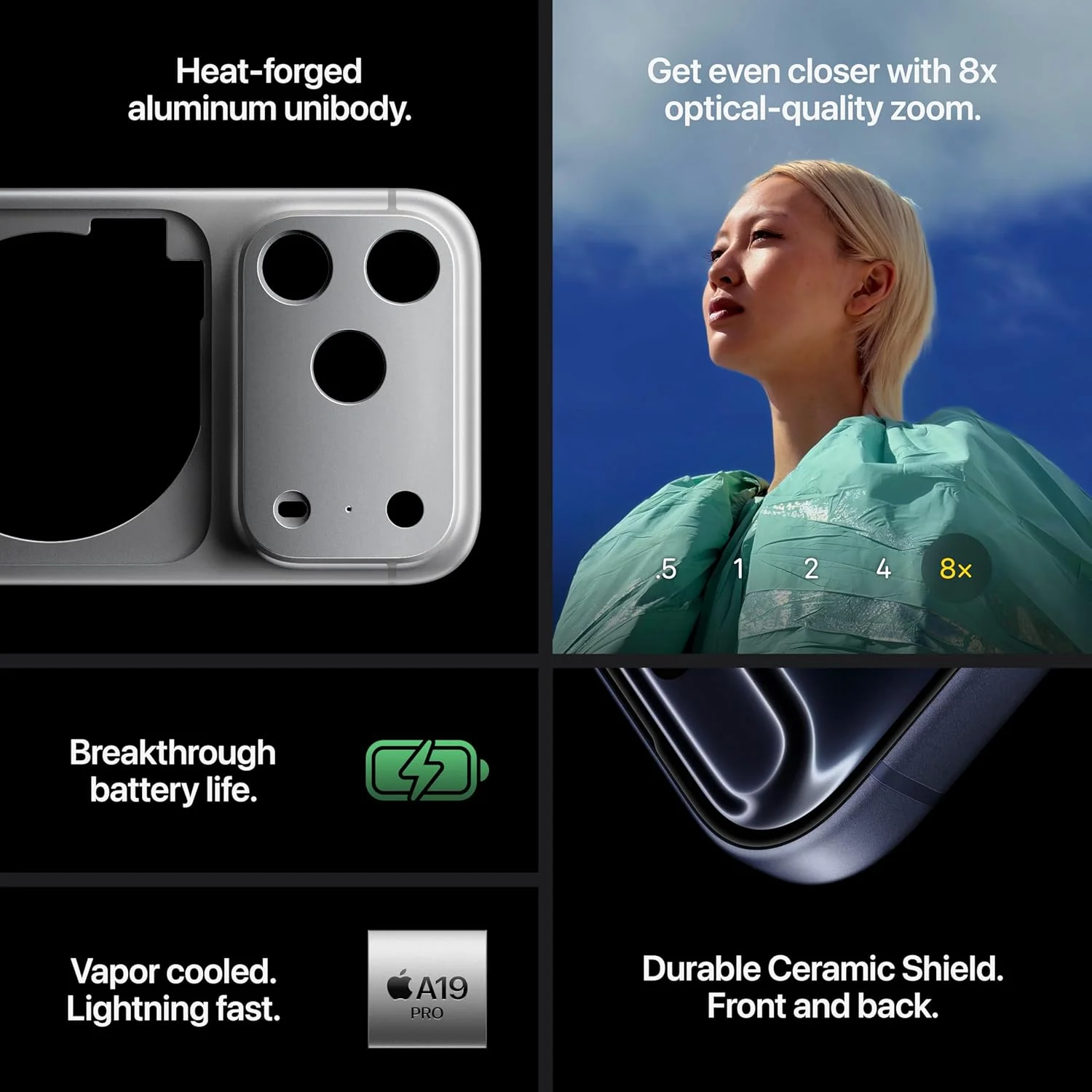 اپل آیفون 17 پرو مکس 512 گیگابایت: نمایشگر 6.9 اینچی با ProMotion، تراشه A19 Pro، بهترین عمر باتری در بین تمام آیفون ها، سیستم دوربین Pro Fusion، دوربین جلوی Center Stage; آبی تیره اپل آیفون 17 پرو مکس 512 گیگابایت: نمایشگر 6.9 اینچی با ProMotion، تراشه A19 Pro، بهترین عمر باتری در بین تمام آیفون ها، سیستم دوربین Pro Fusion، دوربین جلوی Center Stage; آبی تیره