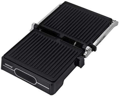 گریل ساز 4 تکه 2000 واتی Geepas مدل GGM36557/ صفحات نچسب برای جدا شدن آسان و تمیز کردن سریع/ کنترل دمای دیجیتال با 9 سطح، مناسب برای ساندویچ های کبابی/ مشکی، 2 سال گارانتی گریل ساز 4 تکه 2000 واتی Geepas مدل GGM36557/ صفحات نچسب برای جدا شدن آسان و تمیز کردن سریع/ کنترل دمای دیجیتال با 9 سطح، مناسب برای ساندویچ های کبابی/ مشکی، 2 سال گارانتی