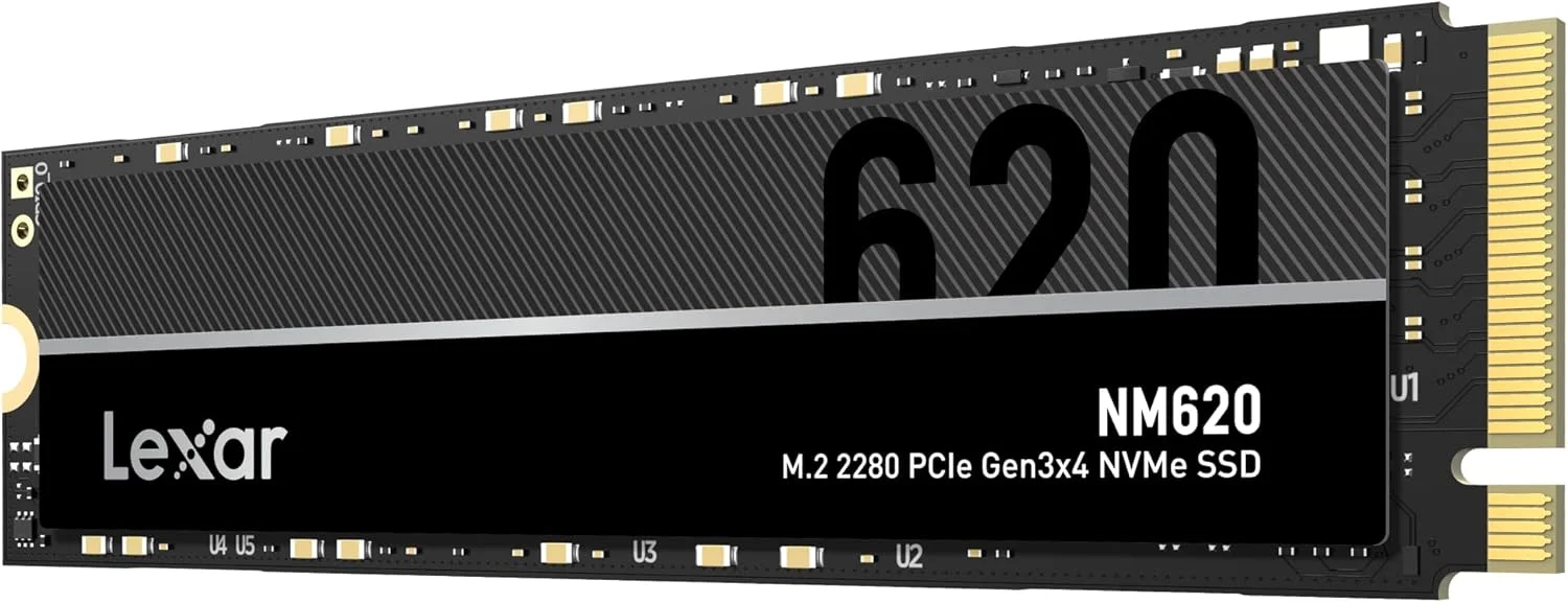 درایو حالت جامد داخلی Lexar NM620 M.2 2280 PCIe Gen3x4 NVMe، ظرفیت 1 ترابایت درایو حالت جامد داخلی Lexar NM620 M.2 2280 PCIe Gen3x4 NVMe، ظرفیت 1 ترابایت