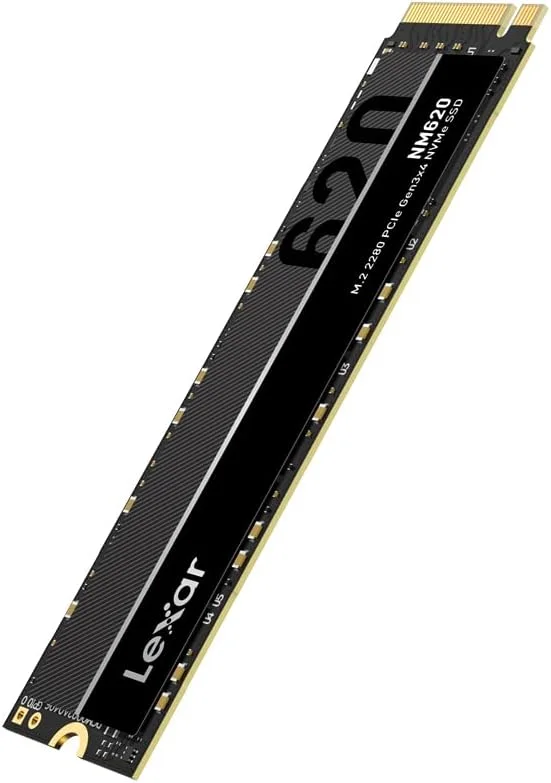 درایو حالت جامد داخلی Lexar NM620 M.2 2280 PCIe Gen3x4 NVMe، ظرفیت 1 ترابایت درایو حالت جامد داخلی Lexar NM620 M.2 2280 PCIe Gen3x4 NVMe، ظرفیت 1 ترابایت