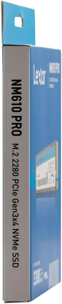 حافظه اس اس دی Lexar NM610PRO، M.2 2280 PCIe Gen3x4 NVMe 1.4 SSD 1TB داخلی، سرعت خواندن تا 3300 مگابایت بر ثانیه، سرعت نوشتن 2600 مگابایت بر ثانیه، درایوهای فلش 3D NAND برای نوت بوک، دسکتاپ، کامپیوتر حافظه اس اس دی Lexar NM610PRO، M.2 2280 PCIe Gen3x4 NVMe 1.4 SSD 1TB داخلی، سرعت خواندن تا 3300 مگابایت بر ثانیه، سرعت نوشتن 2600 مگابایت بر ثانیه، درایوهای فلش 3D NAND برای نوت بوک، دسکتاپ، کامپیوتر