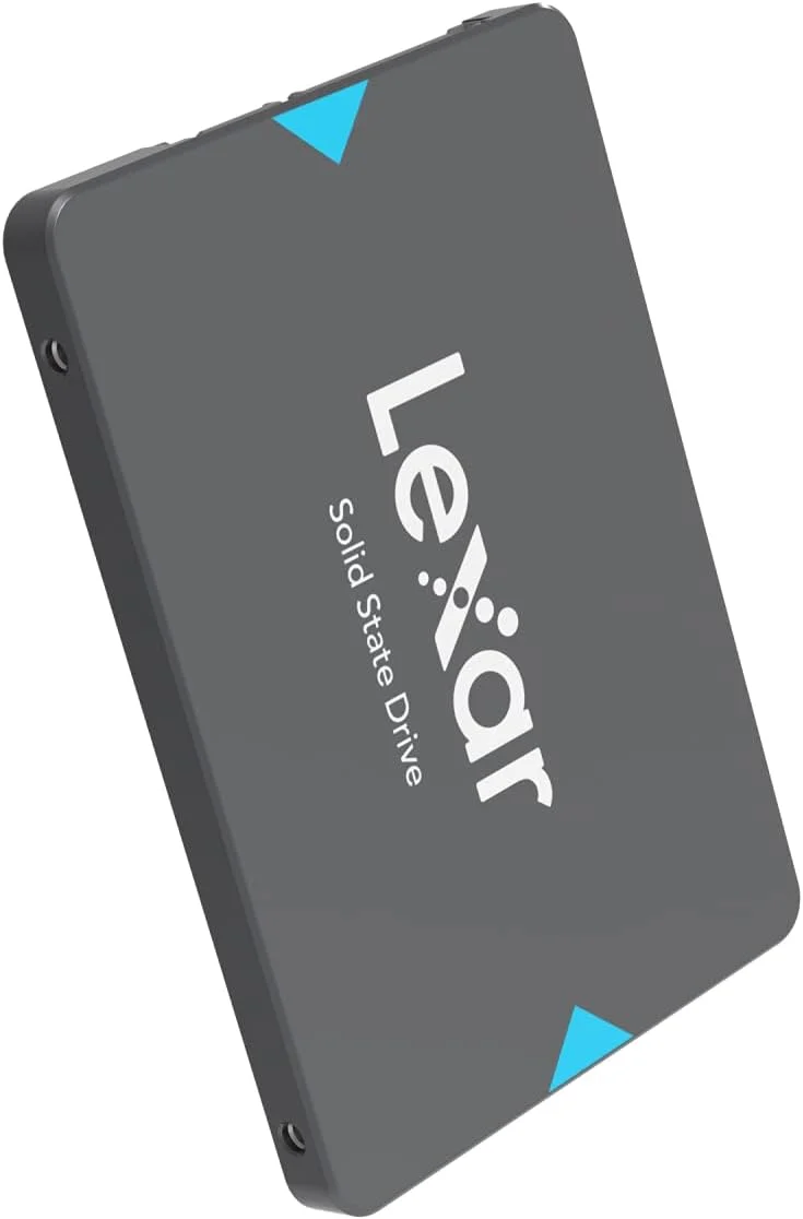 درایو SSD اینترنال Lexar NQ100 2TB 2.5" SATA III – سرعت خواندن تا 550 مگابایت بر ثانیه، درایو حالت جامد داخلی برای لپ تاپ و دسکتاپ