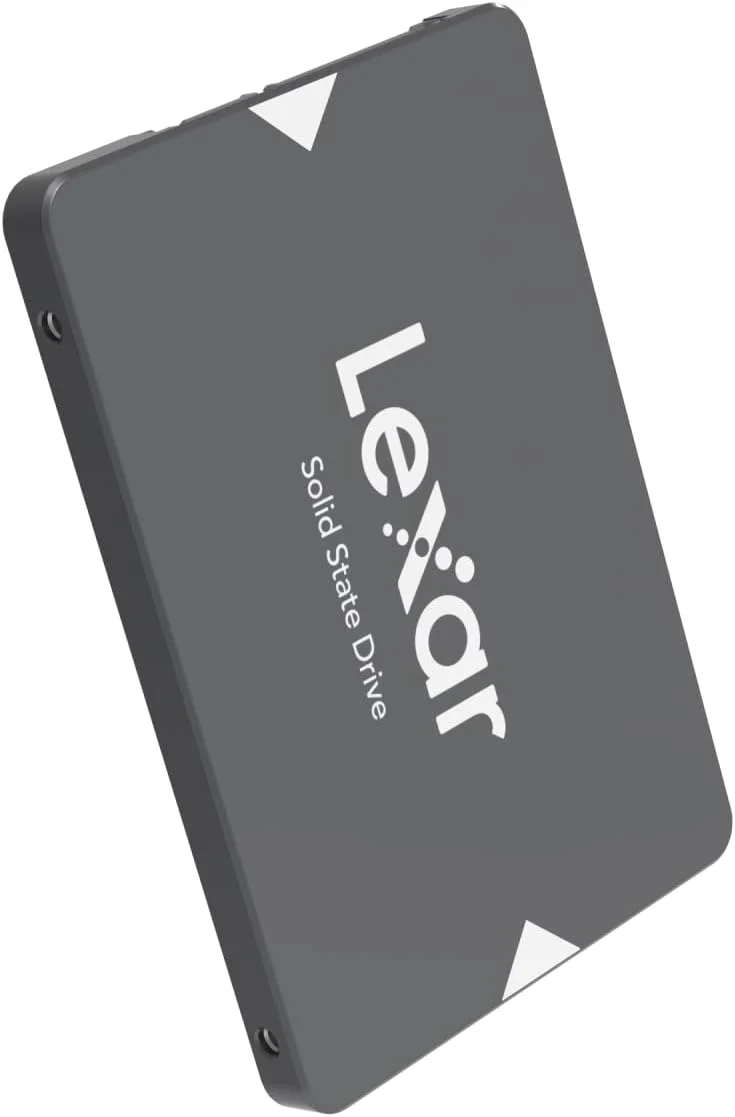 درایو حالت جامد 256 گیگابایتی Lexar Lns100-256Rb Lexar Ns100 2.5 اینچی Sata Iii (6GB/S) برای ارتقاء لپ تاپ یا دسکتاپ - مشکی