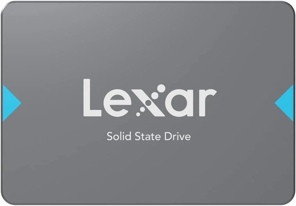 درایو SSD اینترنال Lexar NQ100 با ظرفیت 256 گیگابایت، سایز 2.5 اینچ و رابط SATA III – سرعت خواندن تا 550 مگابایت بر ثانیه، مناسب برای لپ تاپ و کامپیوتر