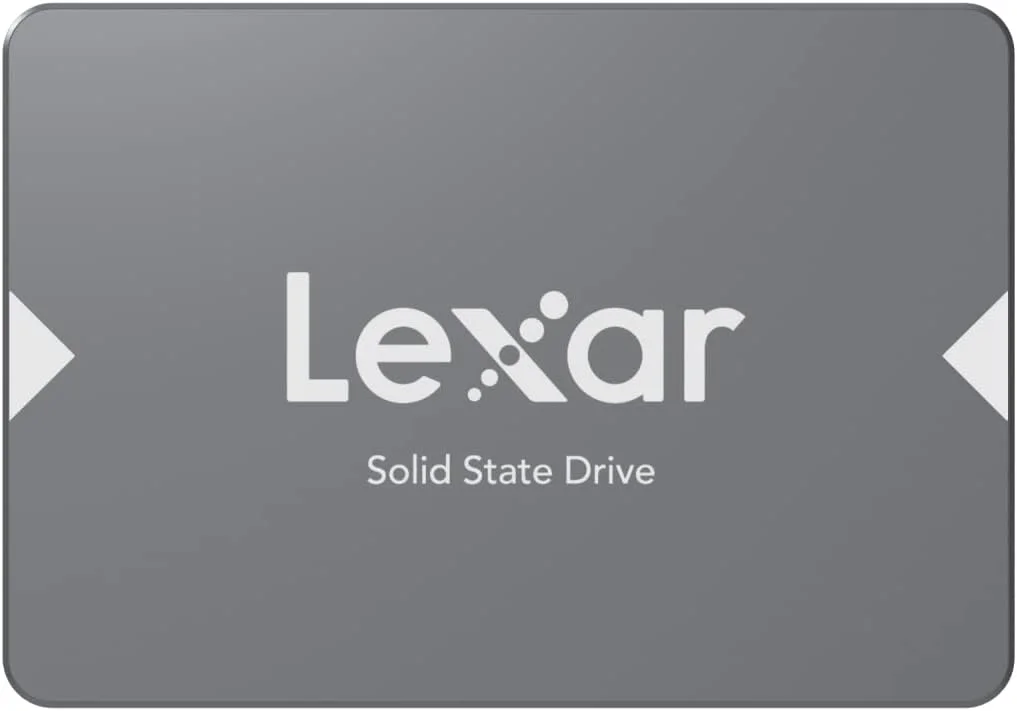 درایو حالت جامد Lexar NS100 512GB 2.5 اینچی (SATA 6Gb/s SSD)، سرعت خواندن تا 550 مگابایت بر ثانیه (LNS100-512RB)