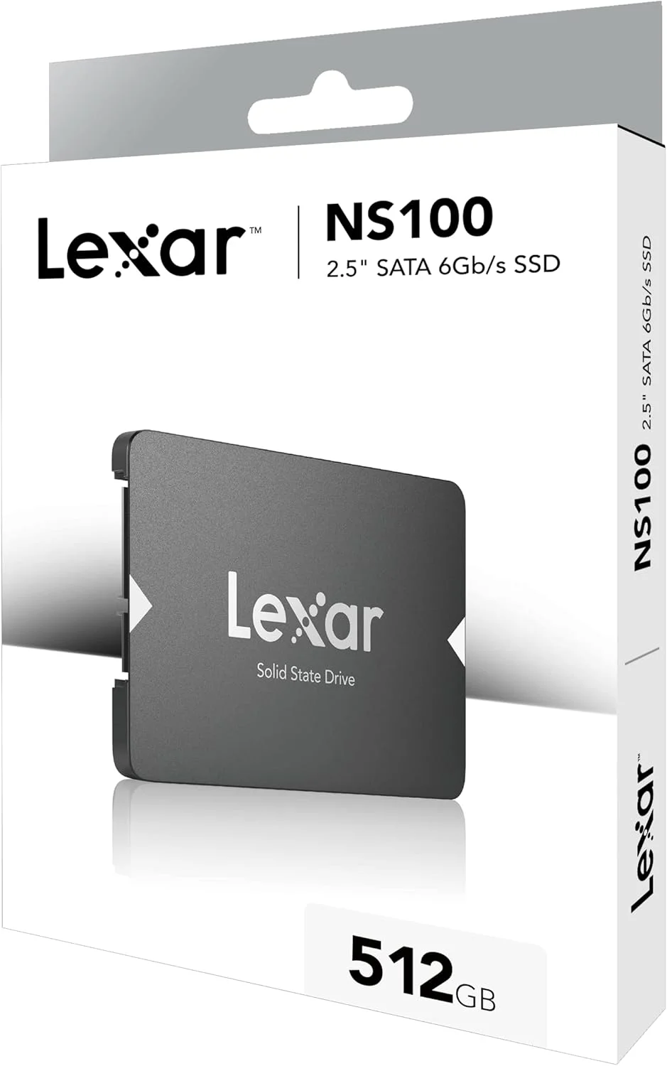 درایو حالت جامد Lexar NS100 512GB 2.5 اینچی (SATA 6Gb/s SSD)، سرعت خواندن تا 550 مگابایت بر ثانیه (LNS100-512RB) درایو حالت جامد Lexar NS100 512GB 2.5 اینچی (SATA 6Gb/s SSD)، سرعت خواندن تا 550 مگابایت بر ثانیه (LNS100-512RB)