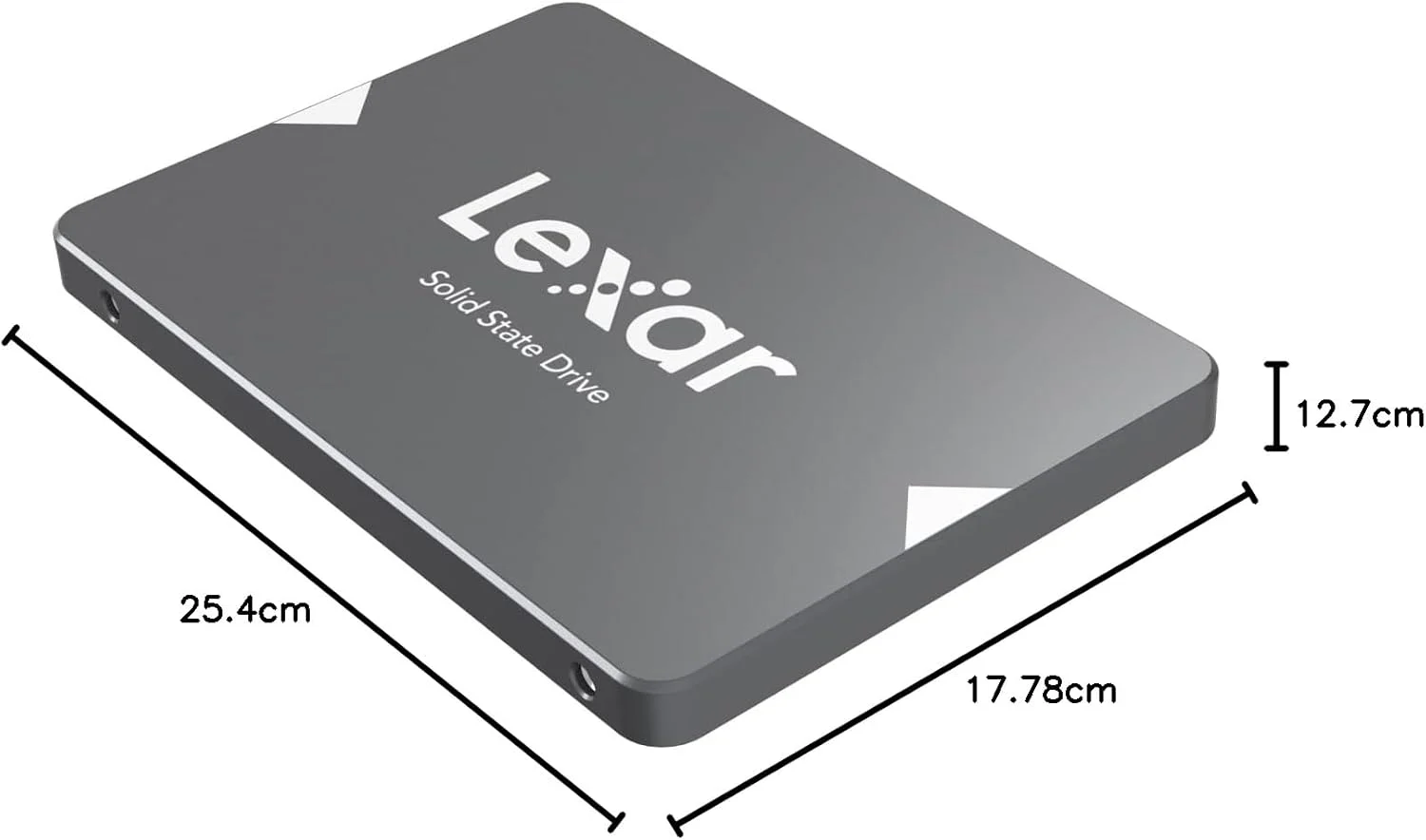 درایو حالت جامد Lexar NS100 512GB 2.5 اینچی (SATA 6Gb/s SSD)، سرعت خواندن تا 550 مگابایت بر ثانیه (LNS100-512RB) درایو حالت جامد Lexar NS100 512GB 2.5 اینچی (SATA 6Gb/s SSD)، سرعت خواندن تا 550 مگابایت بر ثانیه (LNS100-512RB)