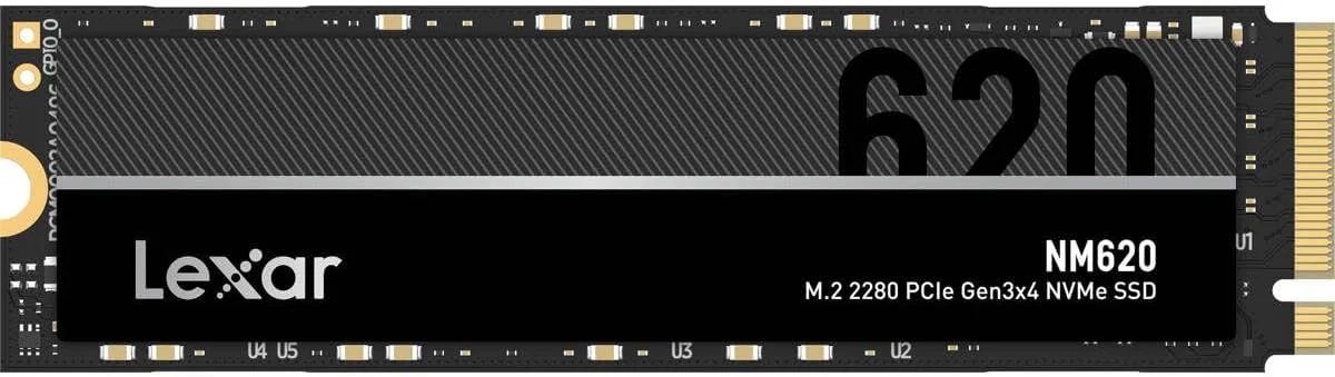 حافظه اس اس دی اینترنال Lexar NM620 M.2 2280 PCIe Gen3x4 NVMe با ظرفیت 2 ترابایت، سرعت خواندن تا 3300 مگابایت بر ثانیه (LNM620X002T-RNNNU)