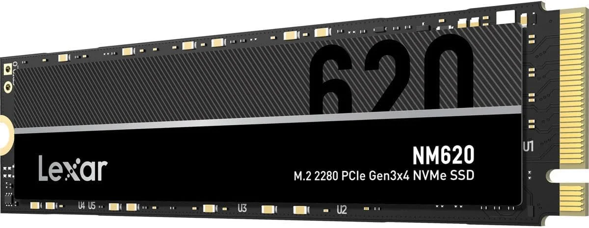 حافظه اس اس دی اینترنال Lexar NM620 M.2 2280 PCIe Gen3x4 NVMe با ظرفیت 2 ترابایت، سرعت خواندن تا 3300 مگابایت بر ثانیه (LNM620X002T-RNNNU) حافظه اس اس دی اینترنال Lexar NM620 M.2 2280 PCIe Gen3x4 NVMe با ظرفیت 2 ترابایت، سرعت خواندن تا 3300 مگابایت بر ثانیه (LNM620X002T-RNNNU)