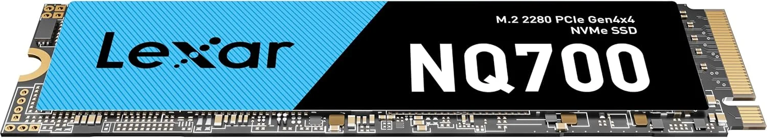 درایو حالت جامد Lexar NQ700 2TB M.2 NVMe SSD PCIe Gen4 با سرعت خواندن تا 4500 مگابایت بر ثانیه و سرعت نوشتن 3000 مگابایت بر ثانیه درایو حالت جامد Lexar NQ700 2TB M.2 NVMe SSD PCIe Gen4 با سرعت خواندن تا 4500 مگابایت بر ثانیه و سرعت نوشتن 3000 مگابایت بر ثانیه