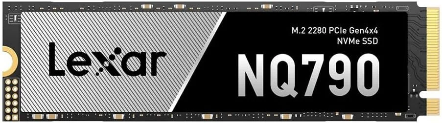 درایو SSD لکسار NQ790 با ظرفیت 1 ترابایت، NVMe، فرم فاکتور M.2 2280، NVMe PCIe 4.0 Gen4x4، سرعت خواندن تا 7000 مگابایت بر ثانیه، سرعت نوشتن 6000 مگابایت بر ثانیه، درایو حالت جامد داخلی سازگار با PS5 و PC Gaming
