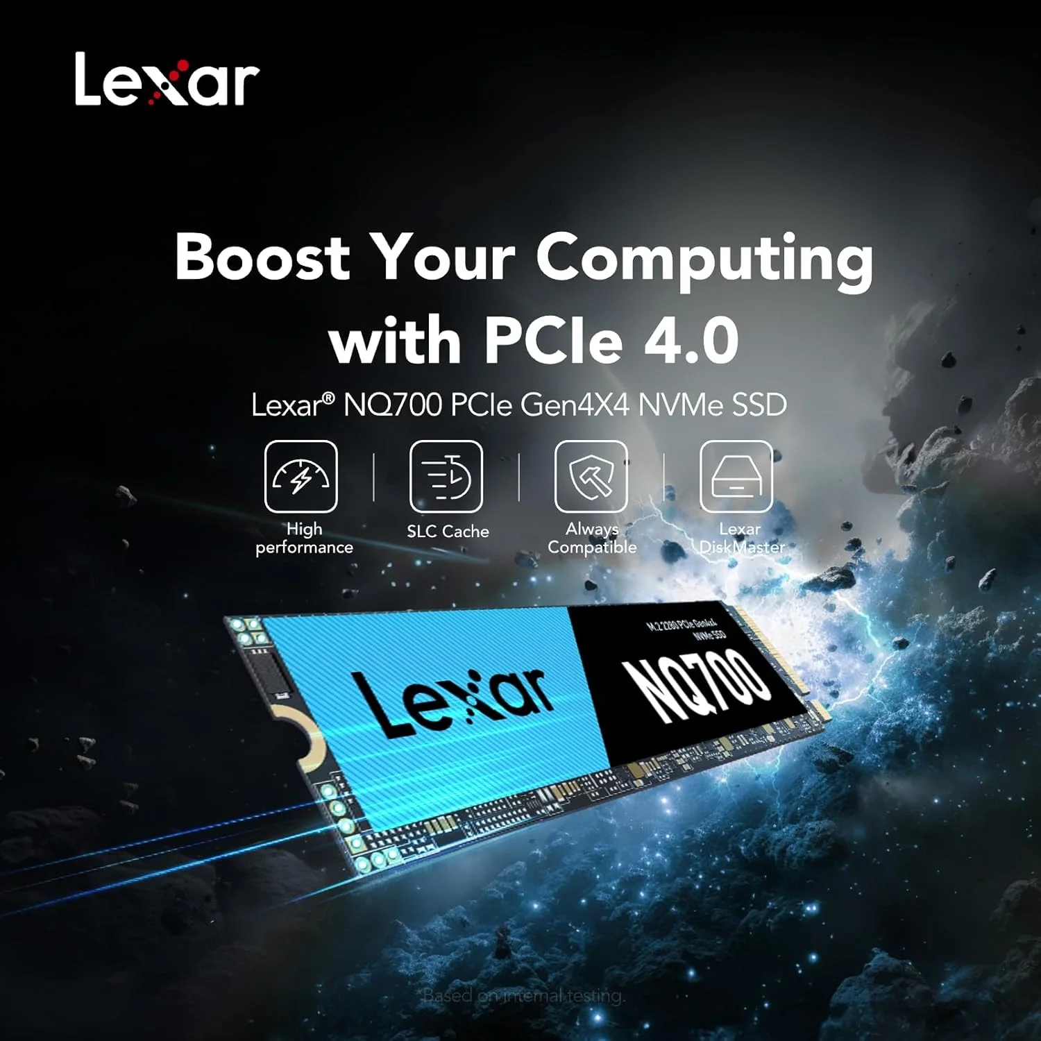 درایو حالت جامد Lexar NQ700 2TB M.2 NVMe SSD PCIe Gen4 با سرعت خواندن تا 4500 مگابایت بر ثانیه و سرعت نوشتن 3000 مگابایت بر ثانیه درایو حالت جامد Lexar NQ700 2TB M.2 NVMe SSD PCIe Gen4 با سرعت خواندن تا 4500 مگابایت بر ثانیه و سرعت نوشتن 3000 مگابایت بر ثانیه