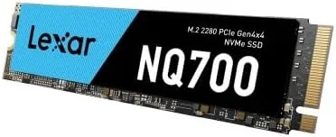 درایو حالت جامد Lexar NQ700 1TB M.2 2280 NVMe SSD PCIe Gen4 با سرعت خواندن تا 4500 مگابایت بر ثانیه و سرعت نوشتن 2100 مگابایت بر ثانیه