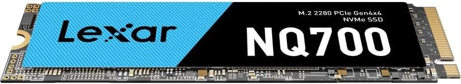 درایو حالت جامد Lexar NQ700 1TB M.2 2280 NVMe SSD PCIe Gen4 با سرعت خواندن تا 4500 مگابایت بر ثانیه و سرعت نوشتن 2100 مگابایت بر ثانیه