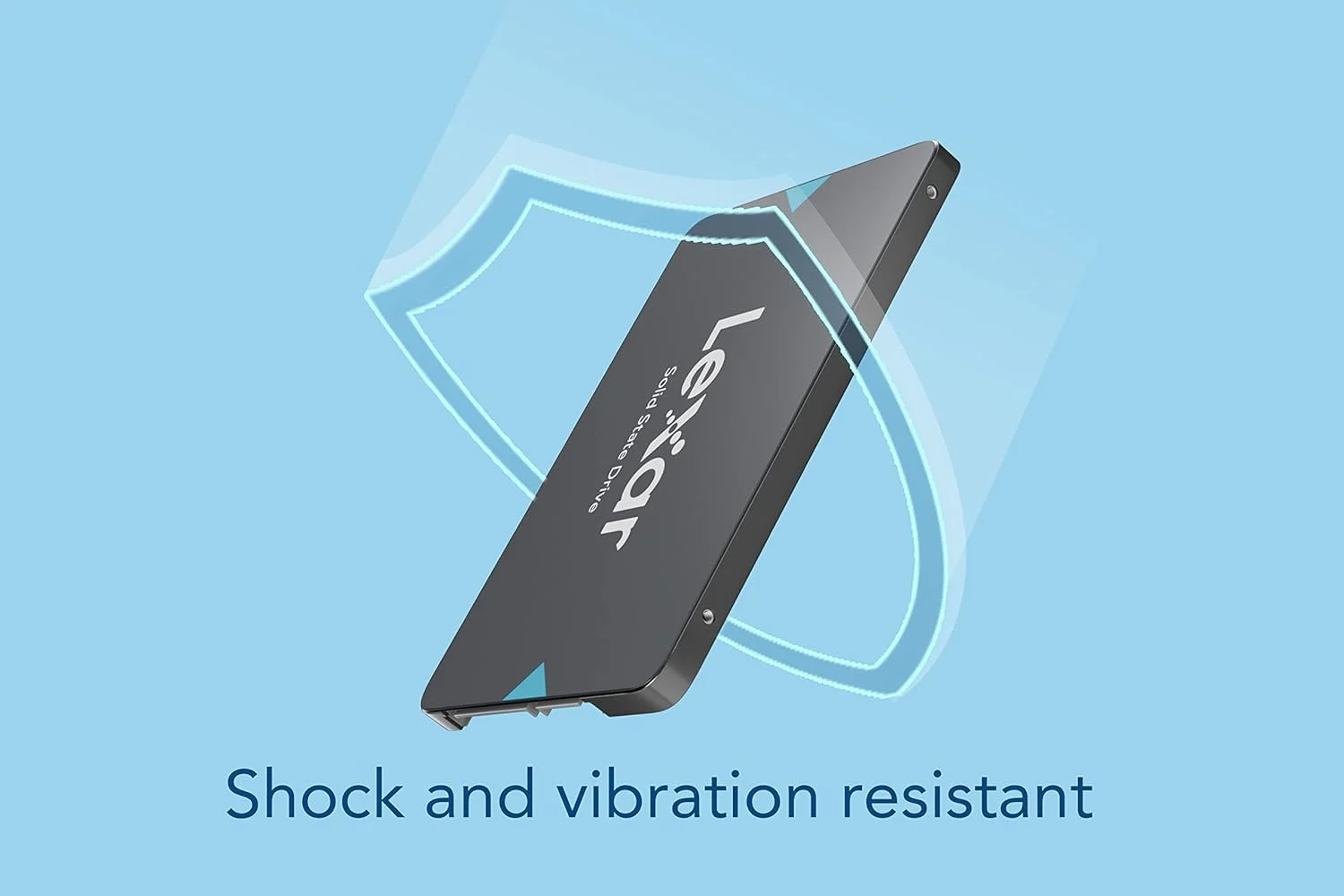 درایو حالت جامد Lexar NQ100 با ظرفیت 1 ترابایت، رابط SATA III (6Gb/s)، فرم فاکتور 2.5 اینچ، سرعت خواندن تا 550 مگابایت بر ثانیه، درایو SSD داخلی برای کامپیوتر، لپ تاپ و دسکتاپ (LNQ100X001T-RNNNG)