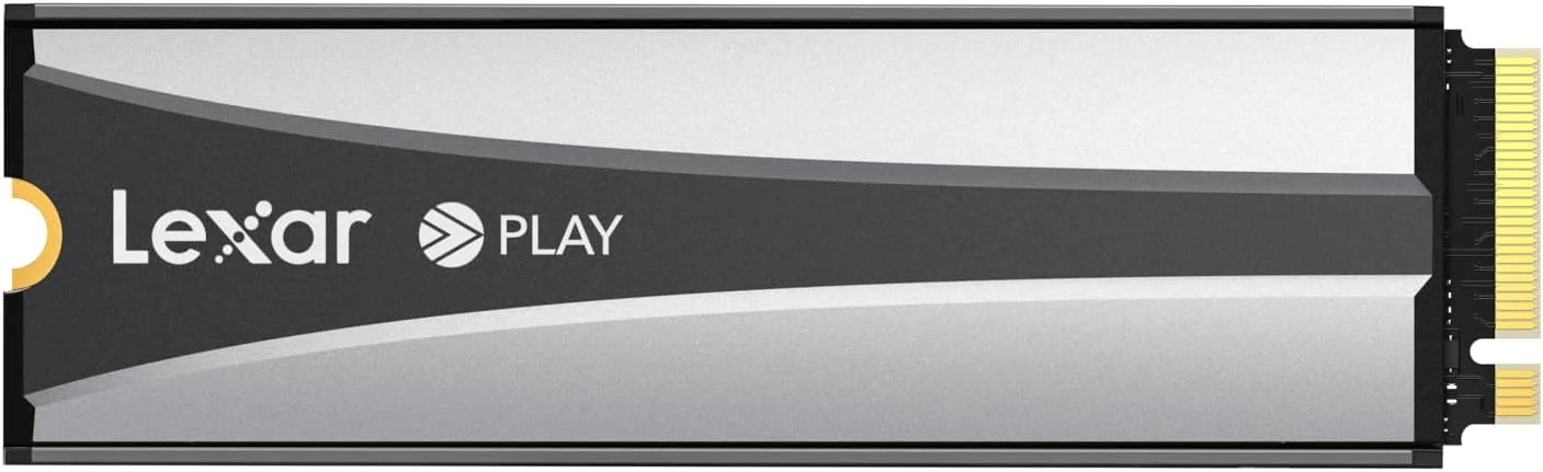 حافظه اس اس دی داخلی Lexar PLAY 2280 PCIe Gen 4x4 NVMe با ظرفیت 4 ترابایت، مناسب برای PS5، سرعت خواندن/نوشتن تا 7400/6500 مگابایت بر ثانیه (LNMPLY8004T-RNNNU)
