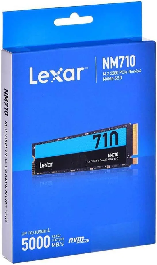 حافظه اس اس دی M.2 لکسار 2 ترابایت NM710 PCIe Gen4x4 NVMe حافظه اس اس دی M.2 لکسار 2 ترابایت NM710 PCIe Gen4x4 NVMe