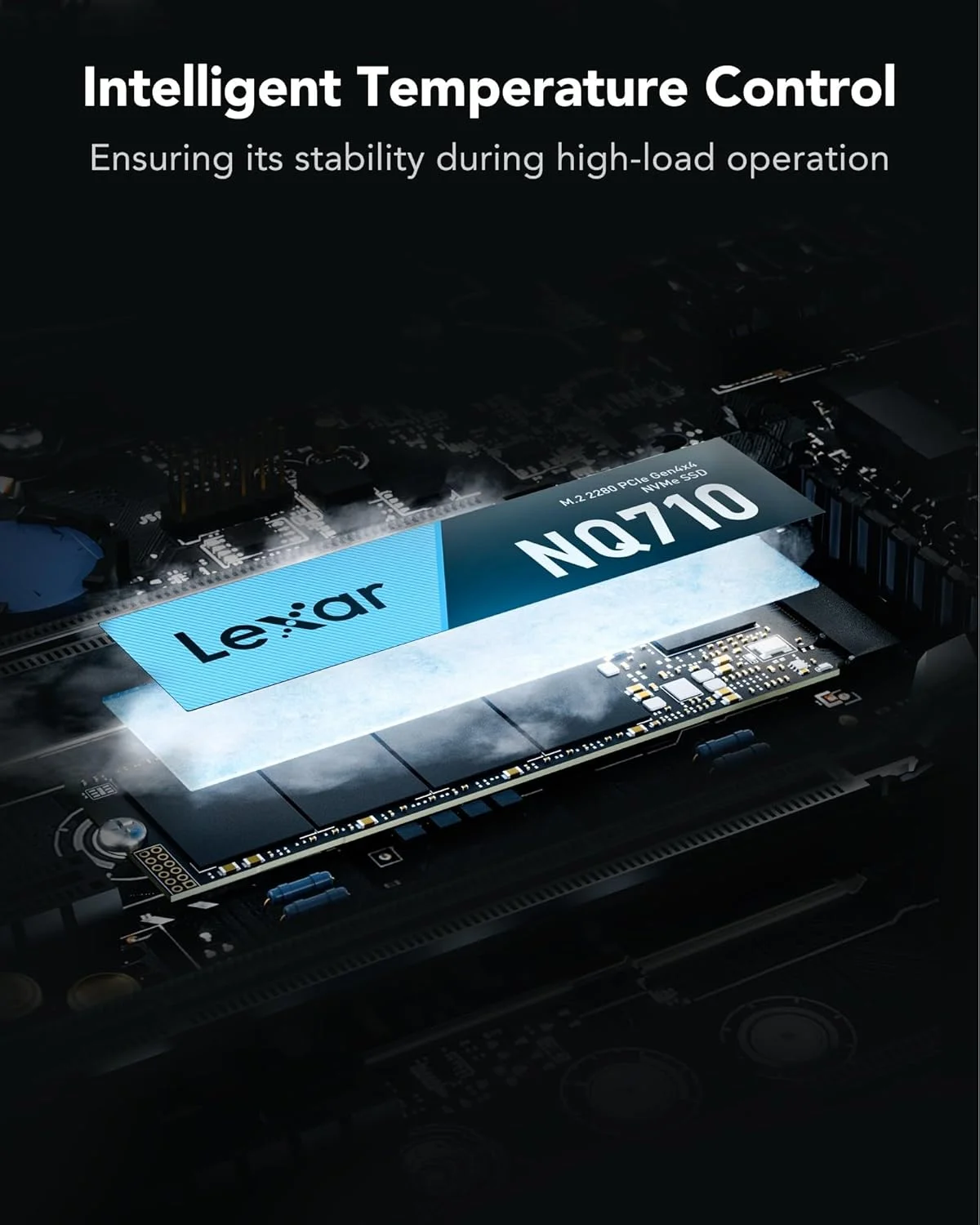 درایو SSD داخلی Lexar NQ710 با ظرفیت 500 گیگابایت، PCIe 4.0، M.2 2280 PCIe Gen4x4 NVMe 1.4، سرعت خواندن تا 4400 مگابایت بر ثانیه، درایو حالت جامد داخلی با کارایی بالا برای بازی و ویرایش ویدیو درایو SSD داخلی Lexar NQ710 با ظرفیت 500 گیگابایت، PCIe 4.0، M.2 2280 PCIe Gen4x4 NVMe 1.4، سرعت خواندن تا 4400 مگابایت بر ثانیه، درایو حالت جامد داخلی با کارایی بالا برای بازی و ویرایش ویدیو