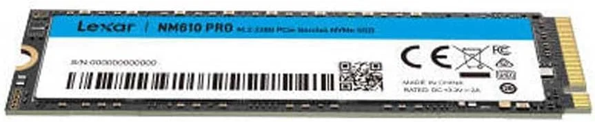 درایو SSD لکسار NM610 Pro 2 ترابایت (2000 گیگابایت) - NVMe M.2 نوع 2280 درایو SSD لکسار NM610 Pro 2 ترابایت (2000 گیگابایت) - NVMe M.2 نوع 2280