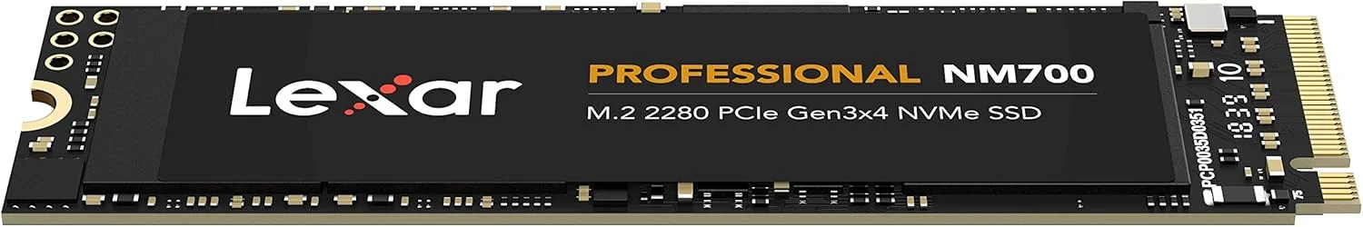 درایو SSD لکسار Professional NM700 M.2 2280 NVMe، ظرفیت 256 گیگابایت