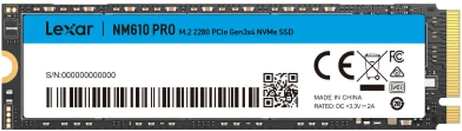 حافظه اس اس دی لکسار NM610 Pro با ظرفیت 1 ترابایت (1000 گیگابایت) - NVMe M.2 نوع 2280