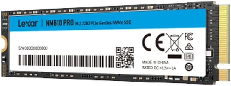 حافظه اس اس دی لکسار NM610 Pro با ظرفیت 1 ترابایت (1000 گیگابایت) - NVMe M.2 نوع 2280