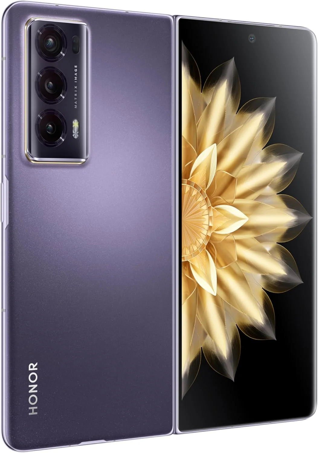 گوشی هوشمند تاشو Honor Magic V2 5G، باریکترین، 16 گیگابایت رم + 512 گیگابایت رام، نمایشگر دوگانه 120 هرتز LTPO OLED، پردازنده پرچمدار Snapdragon 8 Gen 2 (4 نانومتری)، دوربین 50+20+50 مگاپیکسلی OIS، شیشه بنفش گوشی هوشمند تاشو Honor Magic V2 5G، باریکترین، 16 گیگابایت رم + 512 گیگابایت رام، نمایشگر دوگانه 120 هرتز LTPO OLED، پردازنده پرچمدار Snapdragon 8 Gen 2 (4 نانومتری)، دوربین 50+20+50 مگاپیکسلی OIS، شیشه بنفش