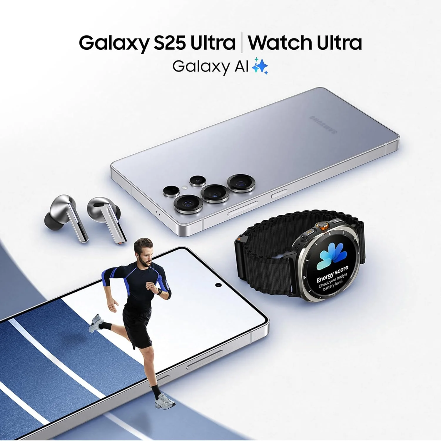 گوشی هوشمند Samsung Galaxy S25 Ultra AI، حافظه 256 گیگابایت، رم 12 گیگابایت، تیتانیوم مشکی، اندروید، دوربین 200 مگاپیکسل، قلم S Pen، عمر باتری طولانی (نسخه امارات)