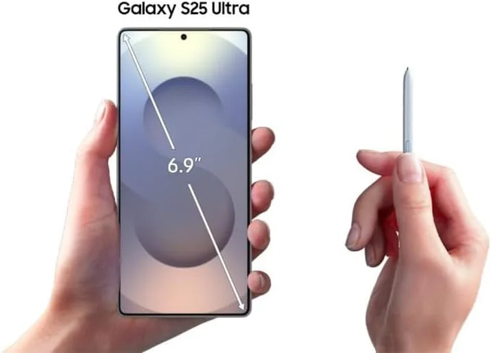 گوشی هوشمند Samsung Galaxy S25 Ultra AI، حافظه 256 گیگابایت، رم 12 گیگابایت، تیتانیوم مشکی، اندروید، دوربین 200 مگاپیکسل، قلم S Pen، عمر باتری طولانی (نسخه امارات)