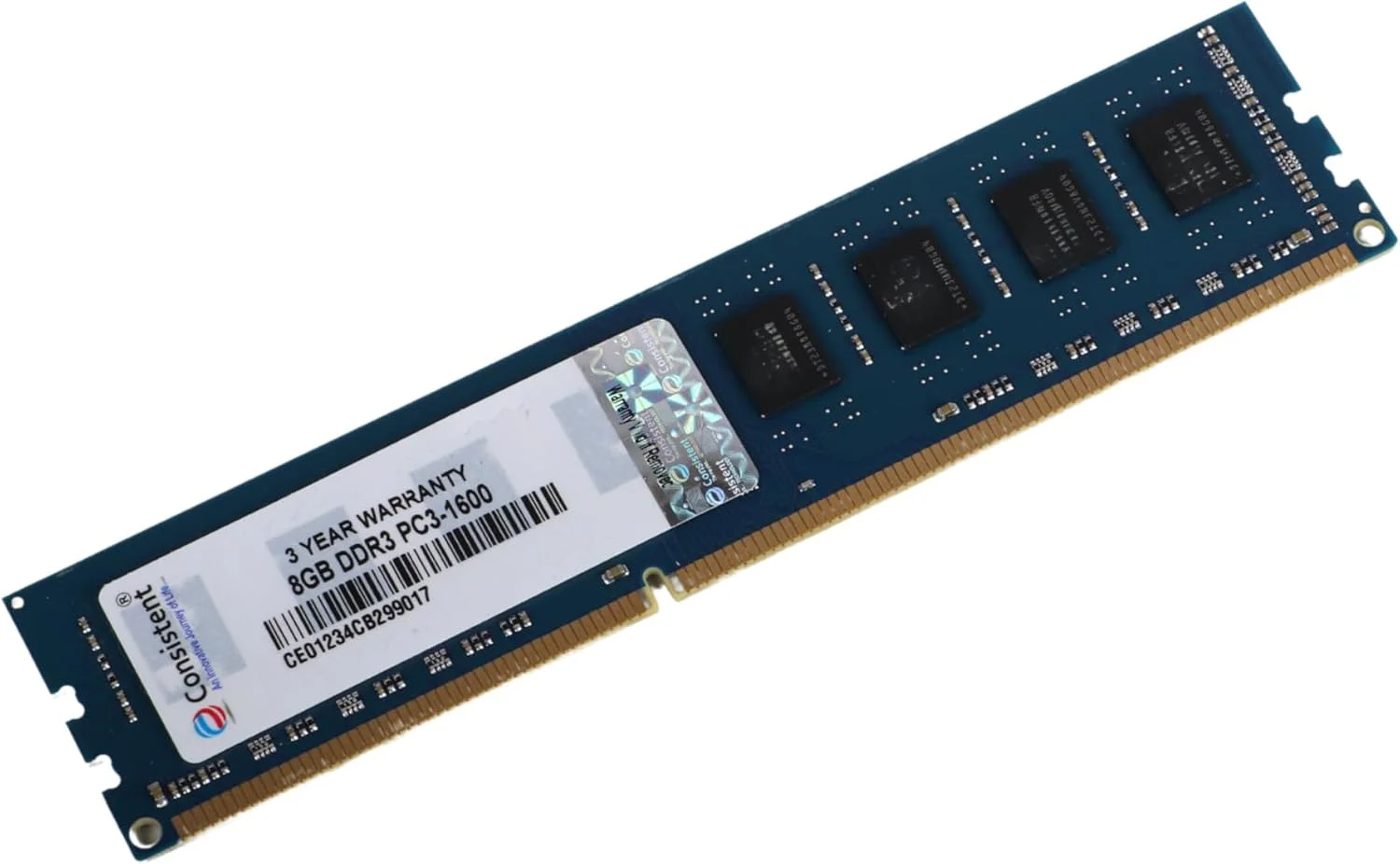 رم دسکتاپ 8 گیگابایتی DDR3 Consistent، 1600 مگاهرتز رم دسکتاپ 8 گیگابایتی DDR3 Consistent، 1600 مگاهرتز