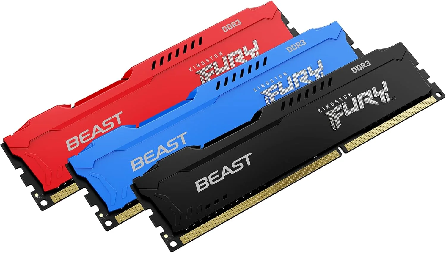 رم 8 گیگابایتی 1600 DDR3 DIMM FURY Beast آبی رم 8 گیگابایتی 1600 DDR3 DIMM FURY Beast آبی