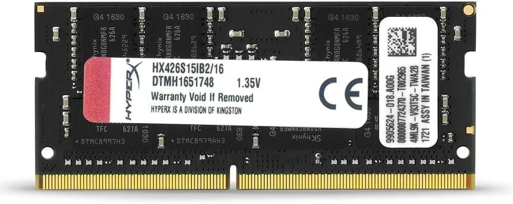 رم لپ تاپ 16 گیگابایتی HyperX Kingston Technology Impact DDR4 2666MHz CL15 260-Pin SODIMM (HX426S15IB2/16) رم لپ تاپ 16 گیگابایتی HyperX Kingston Technology Impact DDR4 2666MHz CL15 260-Pin SODIMM (HX426S15IB2/16)