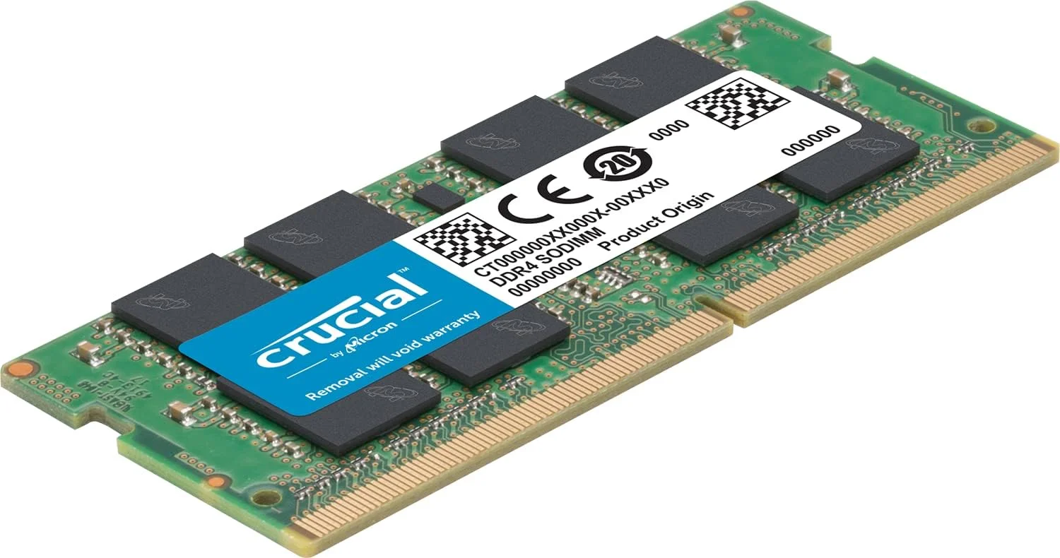 رم لپ تاپ کروشیال Basics با ظرفیت 16 گیگابایت DDR4 3200MT/s CL22 SODIMM 260-pin 1.2V رم لپ تاپ کروشیال Basics با ظرفیت 16 گیگابایت DDR4 3200MT/s CL22 SODIMM 260-pin 1.2V