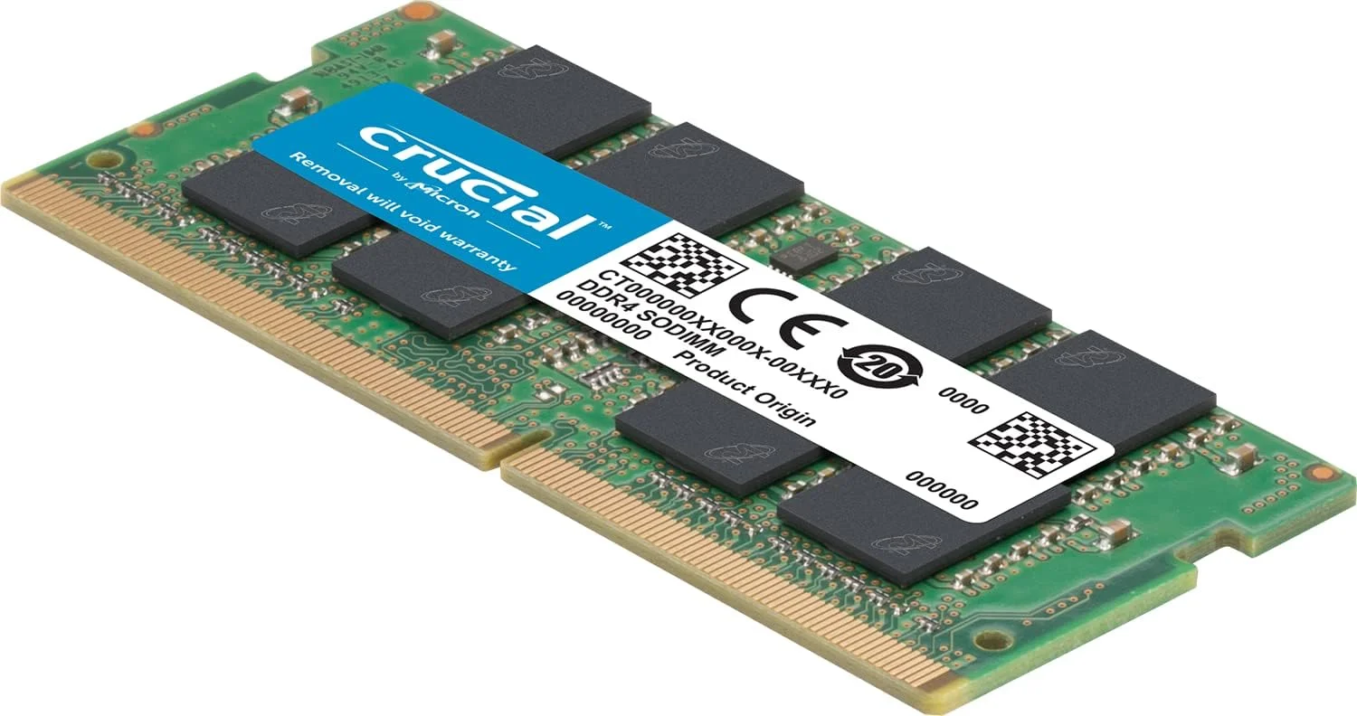 رم لپ تاپ کروشیال Basics با ظرفیت 16 گیگابایت DDR4 3200MT/s CL22 SODIMM 260-pin 1.2V رم لپ تاپ کروشیال Basics با ظرفیت 16 گیگابایت DDR4 3200MT/s CL22 SODIMM 260-pin 1.2V