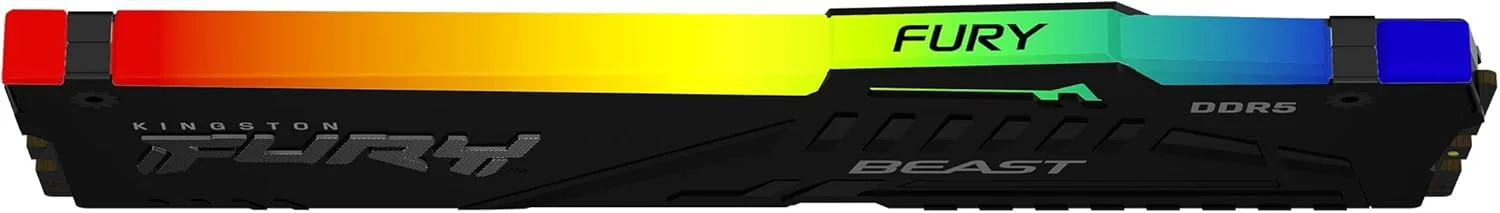 رم گیمینگ دسکتاپ کینگستون FURY Beast Black RGB با ظرفیت 32 گیگابایت، سرعت 6000MT/s، DDR5 CL36 DIMM، تک ماژول، AMD EXPO/Intel XMP - KF560C36BBE2A-32 رم گیمینگ دسکتاپ کینگستون FURY Beast Black RGB با ظرفیت 32 گیگابایت، سرعت 6000MT/s، DDR5 CL36 DIMM، تک ماژول، AMD EXPO/Intel XMP - KF560C36BBE2A-32
