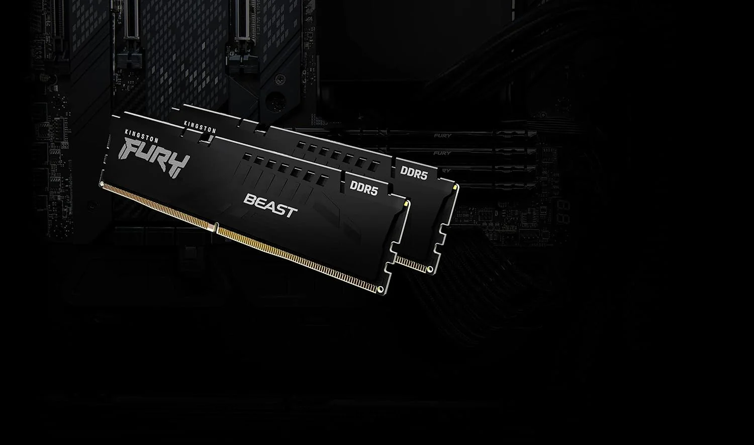 حافظه رم دسکتاپ گیمینگ کینگستون FURY Beast Black XMP DDR5 با ظرفیت 128 گیگابایت و سرعت 5600 مگاهرتز CL40 DIMM (کیت 4 تایی) - KF556C40BBK4-128 حافظه رم دسکتاپ گیمینگ کینگستون FURY Beast Black XMP DDR5 با ظرفیت 128 گیگابایت و سرعت 5600 مگاهرتز CL40 DIMM (کیت 4 تایی) - KF556C40BBK4-128