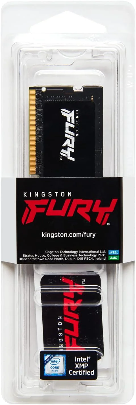 رم لپ تاپ کینگستون Fury Impact با ظرفیت 16 گیگابایت، فرکانس 5600 مگاهرتز، DDR5 SODIMM و تاخیر CL40، مشکی رم لپ تاپ کینگستون Fury Impact با ظرفیت 16 گیگابایت، فرکانس 5600 مگاهرتز، DDR5 SODIMM و تاخیر CL40، مشکی