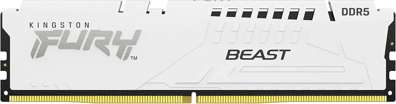 کینگستون تکنولوژی Kingston Fury Beast White 64GB (2x32GB) 5200MT/s CL36 DDR5 Expo DIMM | اورکلاک | پلاگ اند پلی | AMD Expo | کیت 2 عددی | KF552C36BWEK2-64 کینگستون تکنولوژی Kingston Fury Beast White 64GB (2x32GB) 5200MT/s CL36 DDR5 Expo DIMM | اورکلاک | پلاگ اند پلی | AMD Expo | کیت 2 عددی | KF552C36BWEK2-64