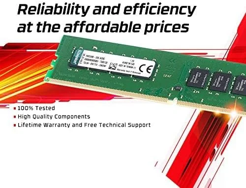 کینگستون تکنولوژی 32 گیگابایت DDR4 3200MHz بدون ECC CL22 کینگستون تکنولوژی 32 گیگابایت DDR4 3200MHz بدون ECC CL22