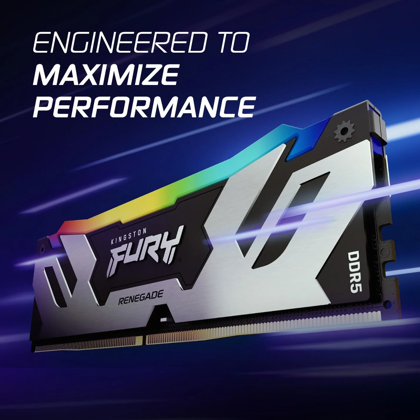 رم گیمینگ دسکتاپ کینگستون Fury Renegade Black RGB XMP با ظرفیت 16 گیگابایت و سرعت 7200MT/s DDR5 CL38 DIMM - KF572C38RSA-16 رم گیمینگ دسکتاپ کینگستون Fury Renegade Black RGB XMP با ظرفیت 16 گیگابایت و سرعت 7200MT/s DDR5 CL38 DIMM - KF572C38RSA-16
