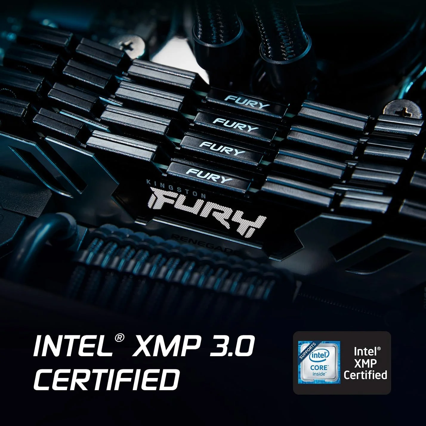 کیت حافظه رم دسکتاپ گیمینگ کینگستون Fury Renegade DDR5 Silver XMP 32GB 7200MT/s DDR5 CL38 DIMM دو کاناله - KF572C38RSK2-32 کیت حافظه رم دسکتاپ گیمینگ کینگستون Fury Renegade DDR5 Silver XMP 32GB 7200MT/s DDR5 CL38 DIMM دو کاناله - KF572C38RSK2-32