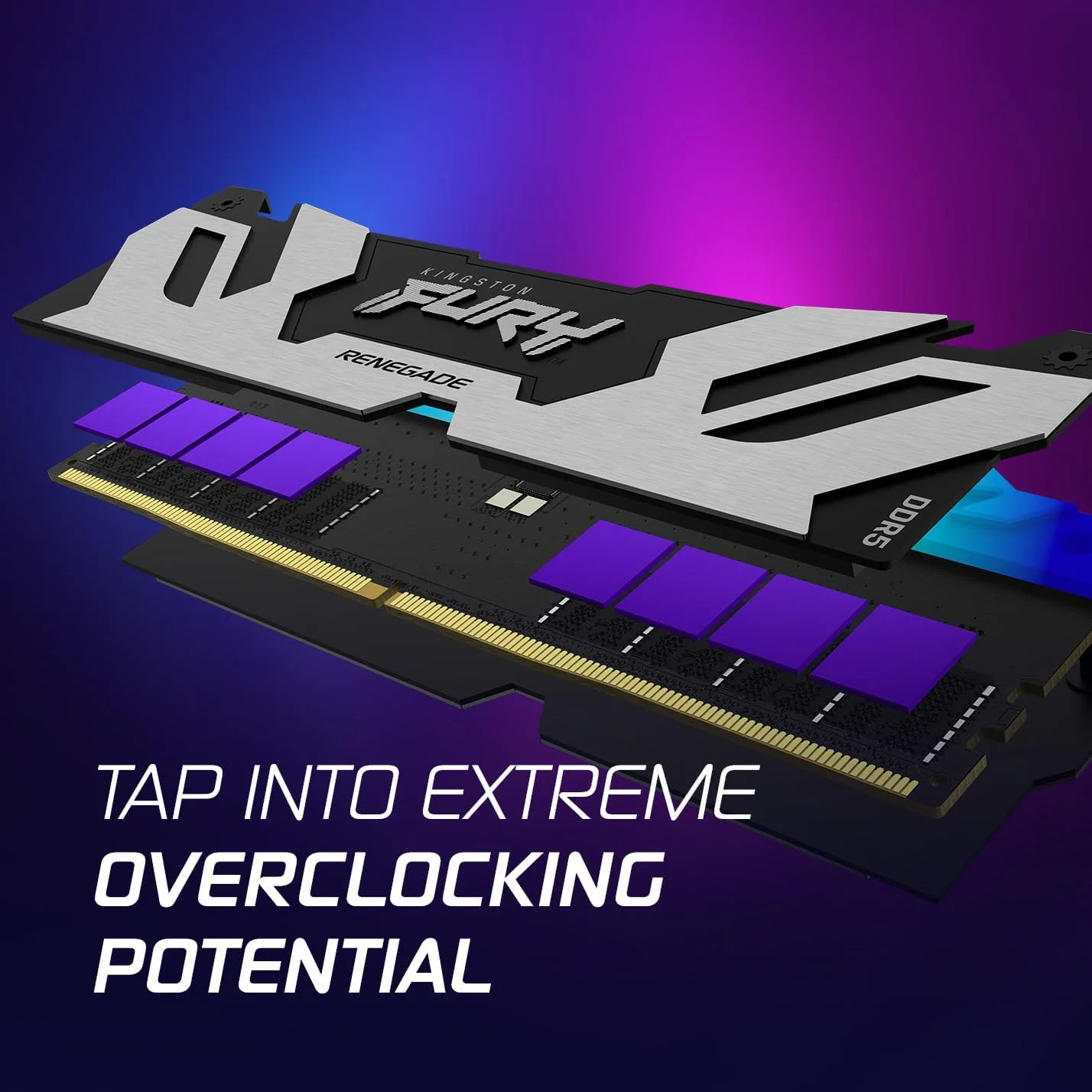 رم گیمینگ دسکتاپ کینگستون Fury Renegade Black RGB XMP با ظرفیت 16 گیگابایت و سرعت 7200MT/s DDR5 CL38 DIMM - KF572C38RSA-16 رم گیمینگ دسکتاپ کینگستون Fury Renegade Black RGB XMP با ظرفیت 16 گیگابایت و سرعت 7200MT/s DDR5 CL38 DIMM - KF572C38RSA-16