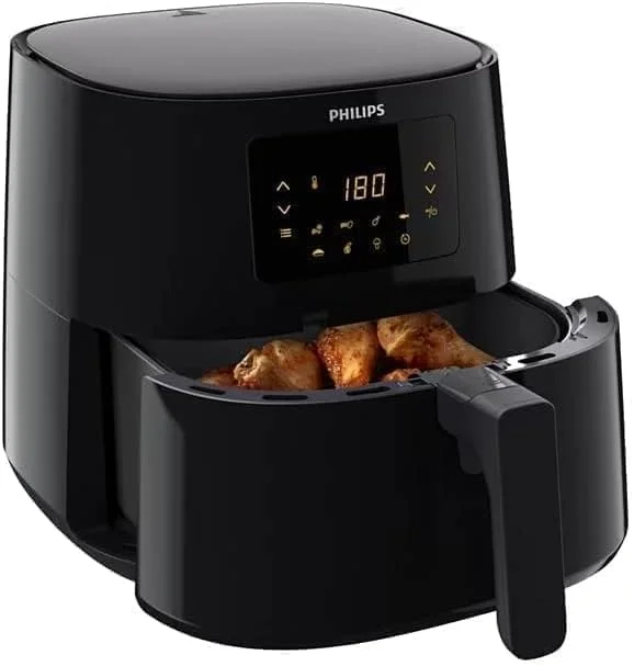 سرخ کن بدون روغن فیلیپس مدل Essential XL، ظرفیت 1.2 کیلوگرم، 6.2 لیتر، صفحه نمایش دیجیتال، مشکی - گارانتی بین المللی - HD9270/90 سرخ کن بدون روغن فیلیپس مدل Essential XL، ظرفیت 1.2 کیلوگرم، 6.2 لیتر، صفحه نمایش دیجیتال، مشکی - گارانتی بین المللی - HD9270/90