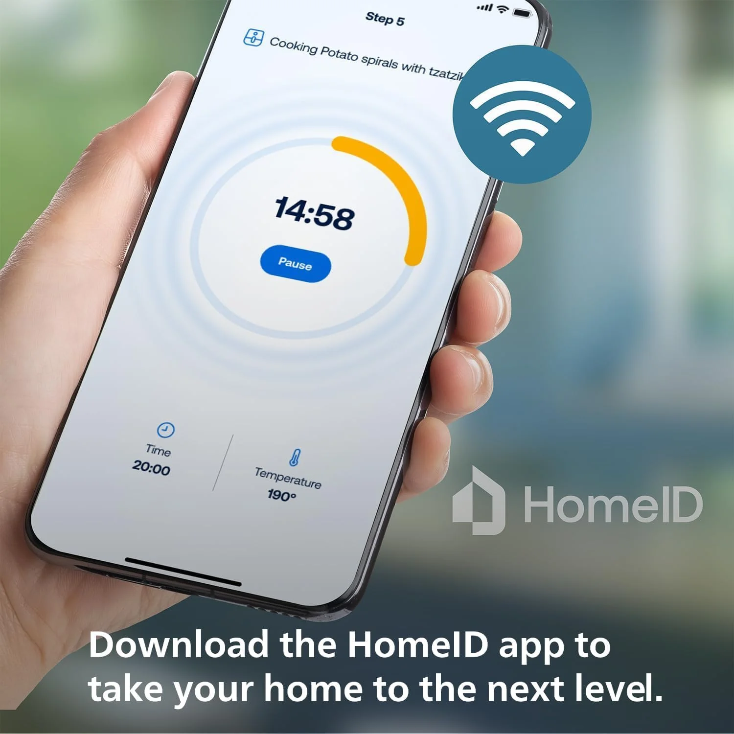 سرخ کن دیجیتال متصل فیلیپس مدل Essential Connected XL با ظرفیت 2.65 پوند/6.2 لیتر، فناوری Rapid Air، اتصال Wi-Fi (برنامه Kitchen+)، سازگار با Alexa، مشکی - HD9280/91